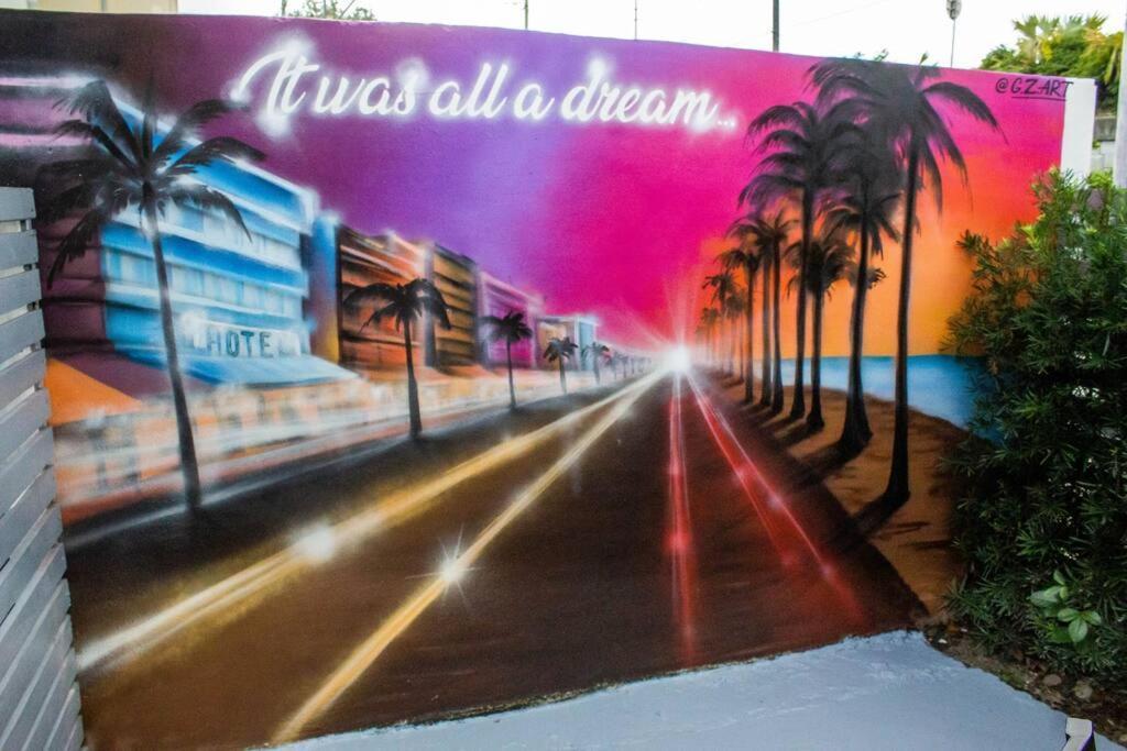 Unique Miami Art Escape W/ Hottub, Arcade & Murals Dış mekan fotoğraf