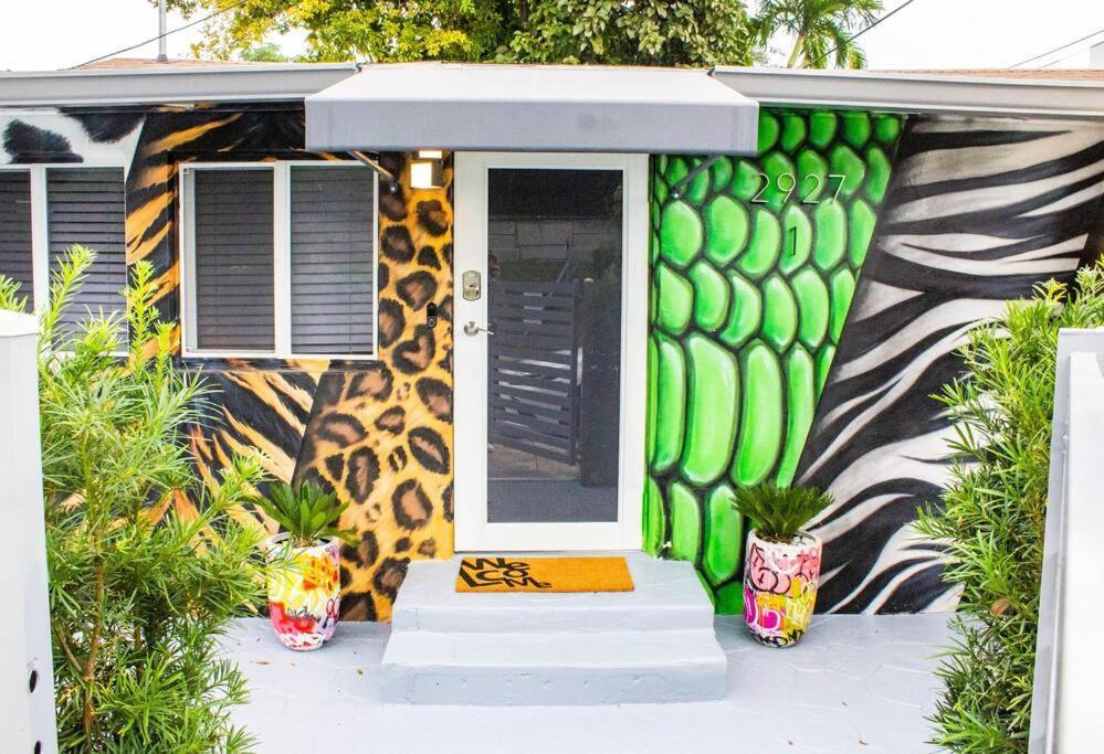 Unique Miami Art Escape W/ Hottub, Arcade & Murals Dış mekan fotoğraf